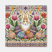 Aimant Mignonne/Colorée Printemps/Pâques (Devant)