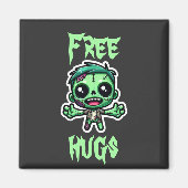 Aimant Mignonne, drôle de zombie (Devant)