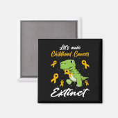 Aimant Mignonne Faisons en sorte que le cancer de l'enfan (Recto/Verso)