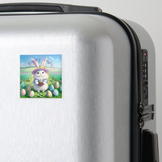 Aimant Mignonne lapin de Pâques 01 (In Situ (Bagages))