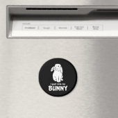 Aimant Mignonne Lapin J'Aime Mon Lapin (In Situ (Lave-vaisselle))