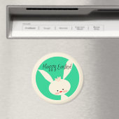 Aimant Mignonne lapin vert pour l'aimant rond classique d (In Situ (Lave-vaisselle))