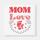 Aimant Mignonne Maman Amour (Devant)