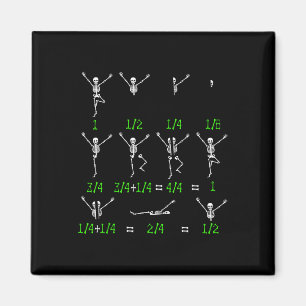 Aimant Mignonne Math Enseignant équation Squelette Étudia