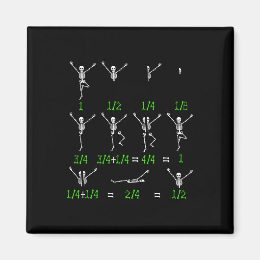 Aimant Mignonne Math Enseignant équation Squelette Étudia (Devant)