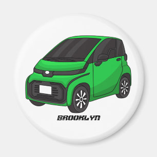 Aimant Mignonne micro-voiture verte