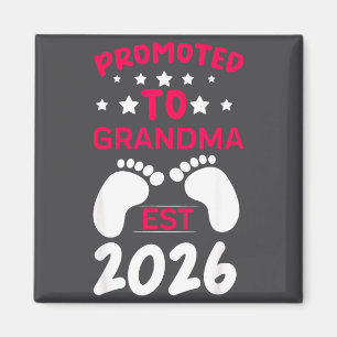 Aimant Mignonne promue grand-mère 2026 Première fois gran