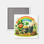 Aimant Mignonne Saint Patrick, la Saint Patrick (Recto/Verso)