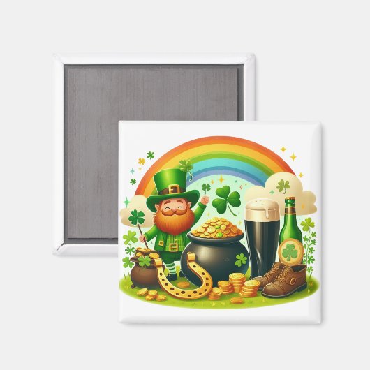Aimant Mignonne Saint Patrick, la Saint Patrick (Recto/Verso)