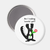 Aimant Mignonne Skunk Avec Dit (Recto/Verso)