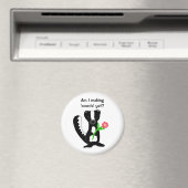 Aimant Mignonne Skunk Avec Dit (In Situ (Lave-vaisselle))