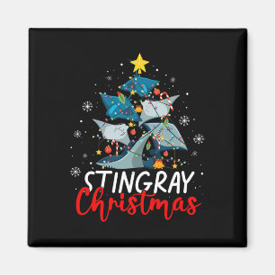 Aimant Mignonne Stingray Arbre de Noël Pyjama Corresponda