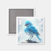 Aimant *~* Mignonne Whimsical Détails Oiseau Bleu AP54 Ar (Recto/Verso)