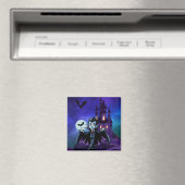 Aimant Mignonne, whimsical Halloween vampire (In Situ (Lave-vaisselle))
