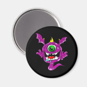 Aimant Mignons pourpres gens mangent Monster (Recto/Verso)