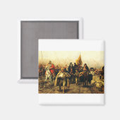 Aimant Migration des Serbes par Paja Jovanovic Beaux-Arts (Recto/Verso)