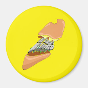 Aimant Mikitiez espace poupée crâne burger frites frite f