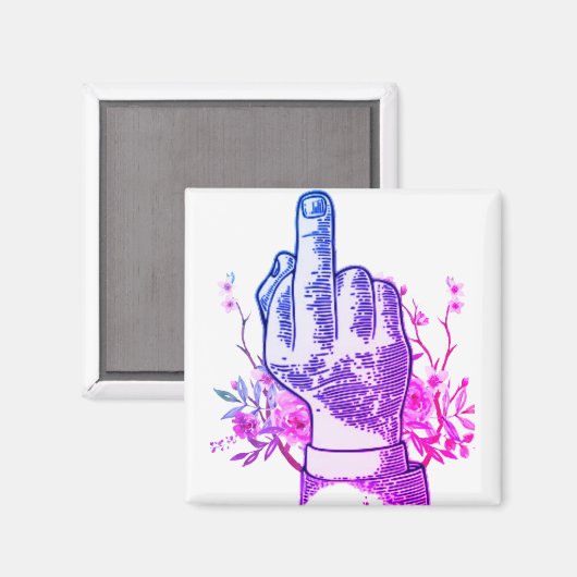 Aimant Milieu/Moyen-doigt-imáge/Moyen-doigt-fol (Recto/Verso)