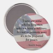 Aimant MILITAIRE - Pourquoi avoir une armée... (Recto/Verso)