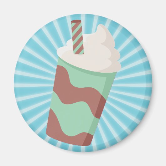 Aimant Milkshake à la menthe (Devant)