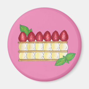 Aimant Mille Feuille Français Pâtisserie