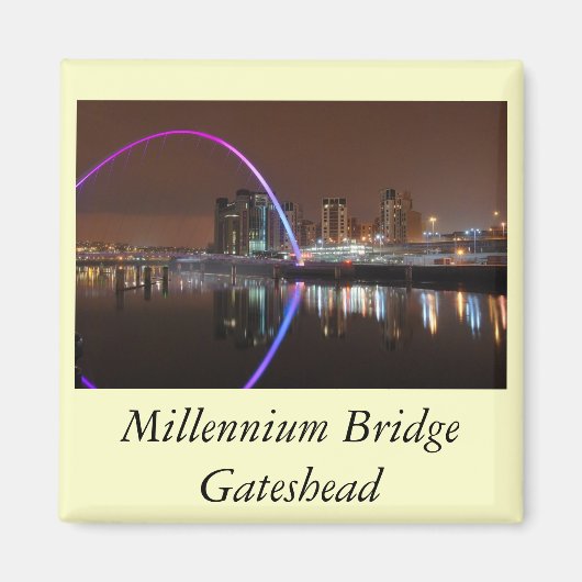 Aimant Millennium Bridge, Gateshead (Devant)