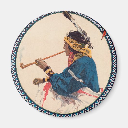 Aimant Miller Bros 101 Ranch, Poster du Wild West Circus (Devant)