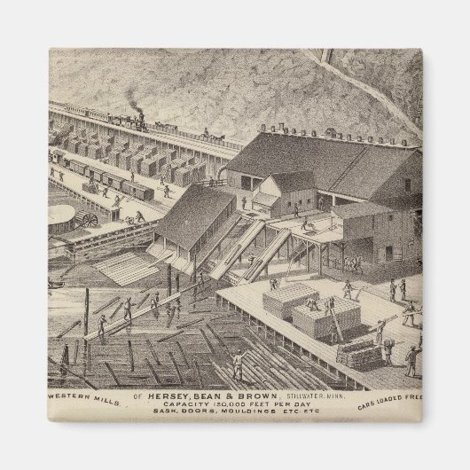 Aimant Mills de Hersey, Minnesota (Devant)