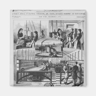 Aimant Mills de la compagnie de lin Willimantic