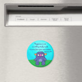 Aimant Milo le Monstre, avec citation (In Situ (Lave-vaisselle))