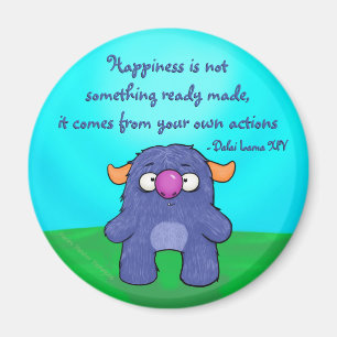 Aimant Milo le monstre, w/quote