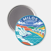 Aimant Milos Grèce (Recto/Verso)