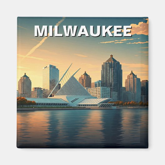 Aimant Milwaukee Museum of Art Travel (Devant)