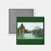 Aimant Milwaukee River, Milwaukee, Wisconsin (Recto/Verso)