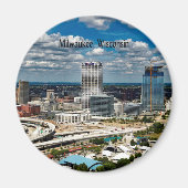 Aimant Milwaukee, Wisconsin, paysage urbain (Devant)