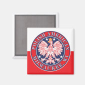 Aimant Milwaukee Wisconsin polonais (Recto/Verso)