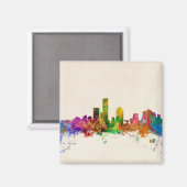 Aimant Milwaukee Wisconsin Skyline (Recto/Verso)