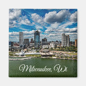 Aimant Milwaukee, Wisconsin Souvenir Keepsaké (Devant)