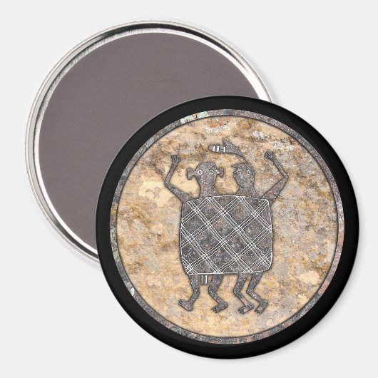 Aimant Mimbres Poterie Design "La couverture Mariage" (Recto/Verso)