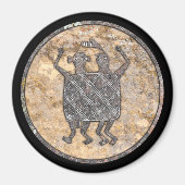 Aimant Mimbres Poterie Design "La couverture Mariage" (Devant)