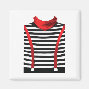Aimant Mime Artiste Interprète Arts Halloween Costume Cos