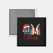 Aimant Mimi Claus Renne Noël (Recto/Verso)