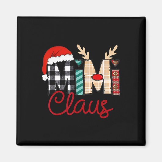 Aimant Mimi Claus Renne Noël (Devant)