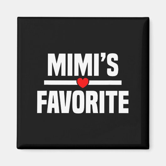 Aimant Mimi's Favorite Granhild Funny Grandson Granddaugh (Devant)