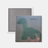 Aimant Mince dinosaure (Recto/Verso)