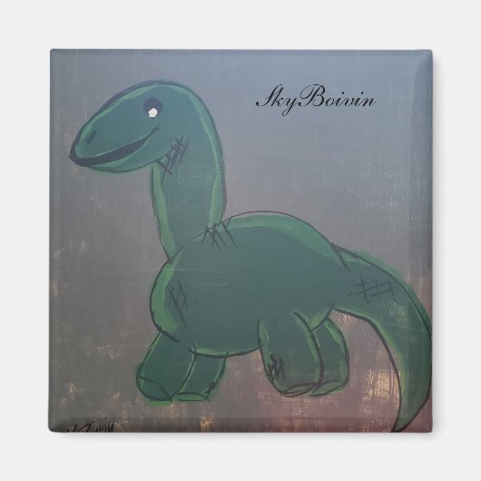 Aimant Mince dinosaure (Devant)
