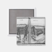 Aimant Mine d'argent de La Croix-aux-Mines, Lorraine (Recto/Verso)