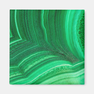 Aimant Minéral de malachite vert brillant