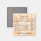 Aimant Mini calendrier Abstrait 2011 (Recto/Verso)