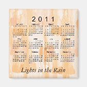 Aimant Mini calendrier Abstrait 2011 (Devant)